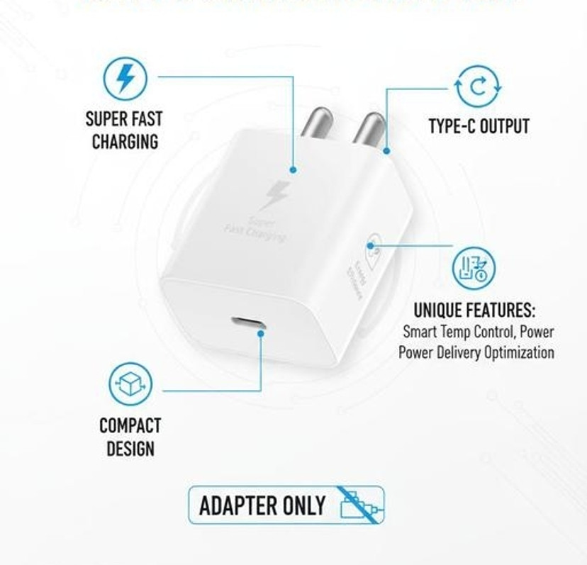 Samsung 25W Super Fast Charging Power Adapter (USB-C)